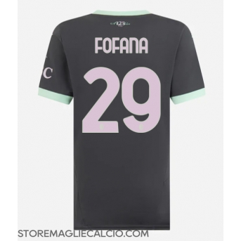 AC Milan Youssouf Fofana #29 Maglia Gara Terza Repliche 2024-25 Donna Maniche Corte